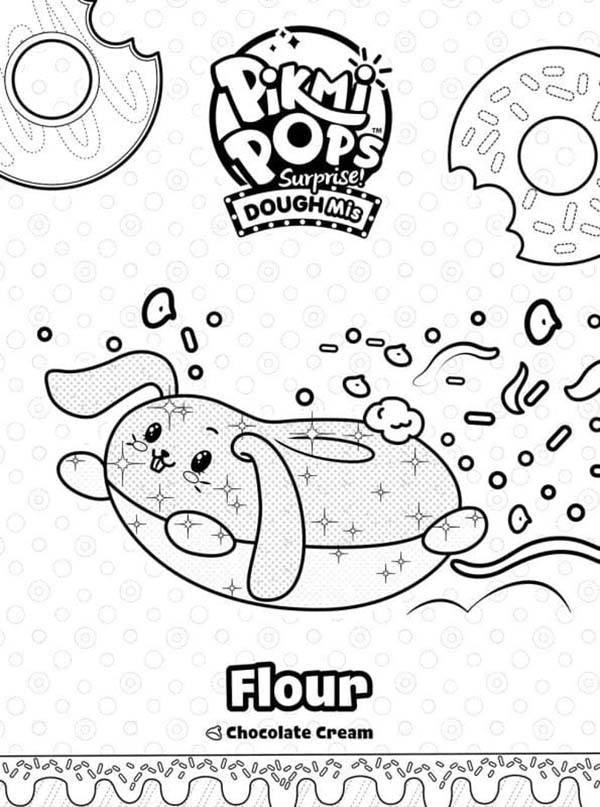 Coloriage Dessiner De Pikmi Pops Flour