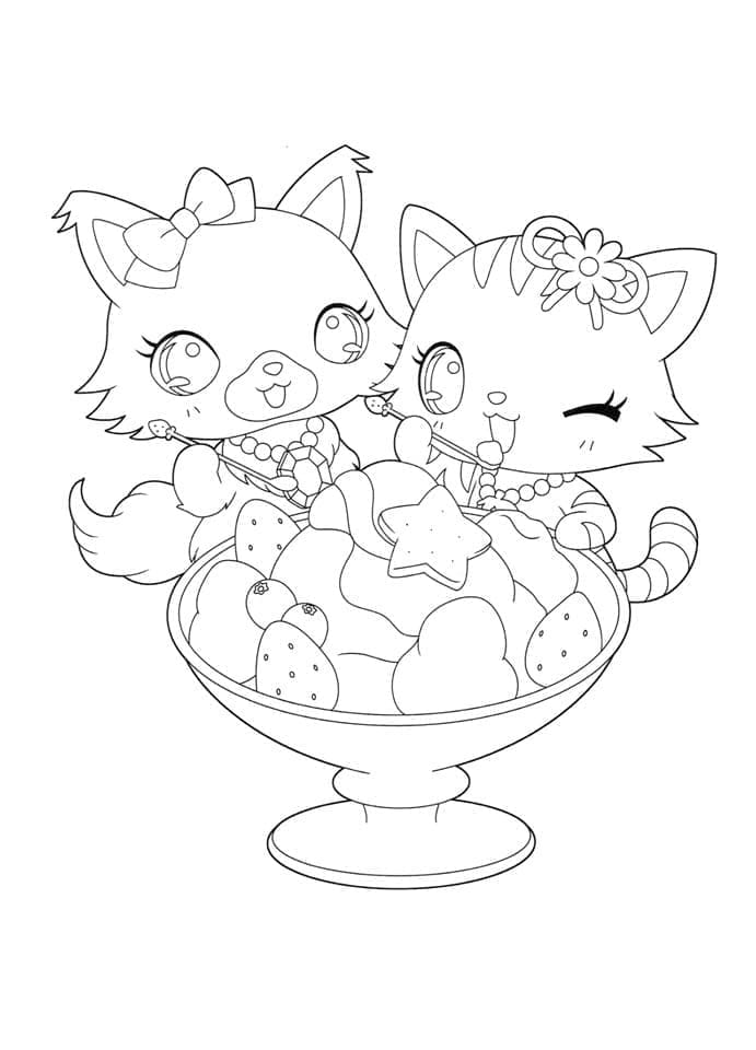 Coloriage Dessiner des animaux Jewelpet