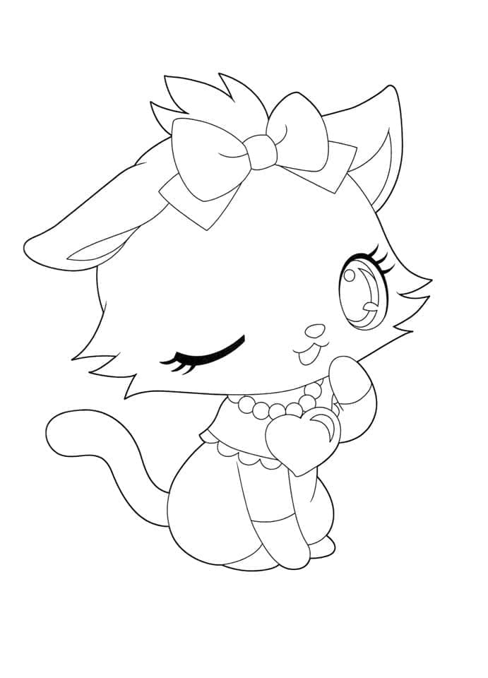 Coloriage Dessiner Diana Jewelpet