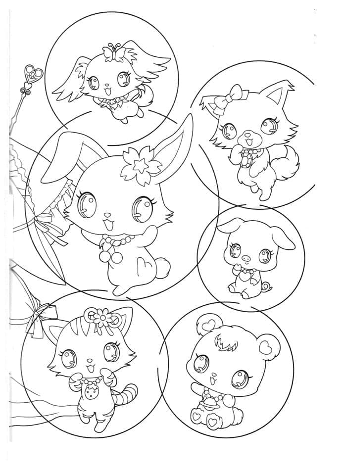 Coloriage Dessiner image de Jewelpet