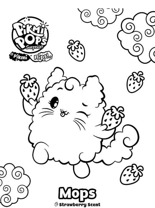 Coloriage Dessiner imprimable Pikmi Pops Mops