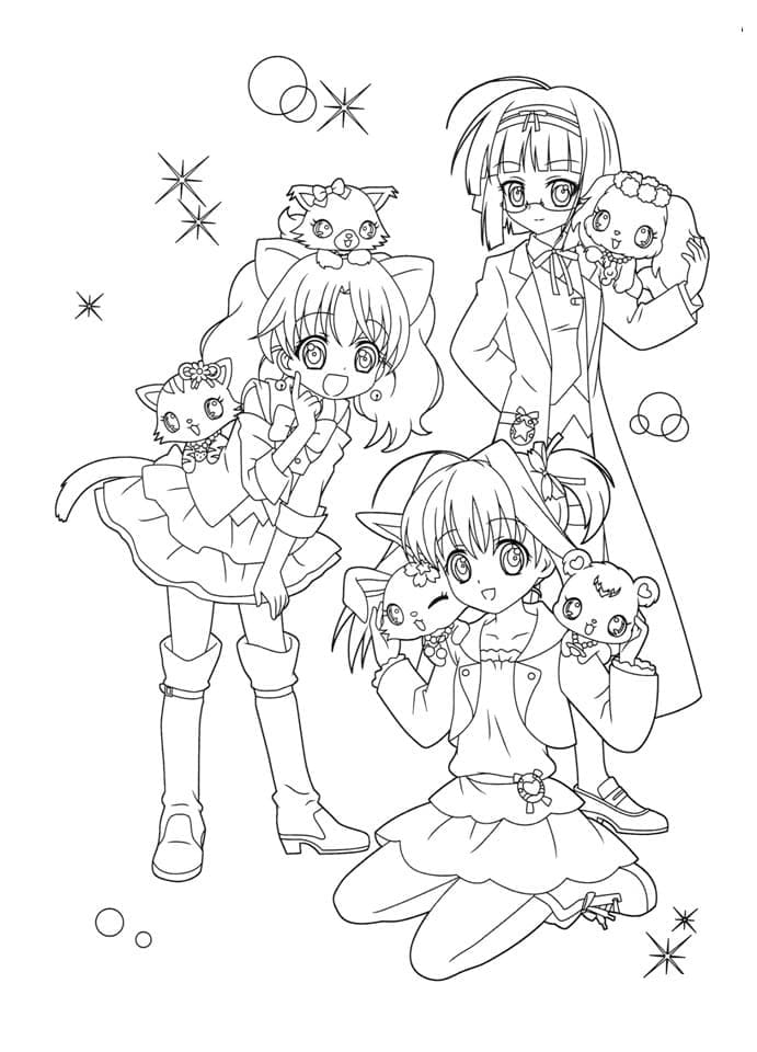 Coloriage Dessiner Jewelpet mignon