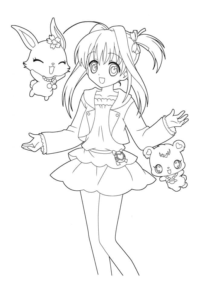 Coloriage Jewelpet à imprimer