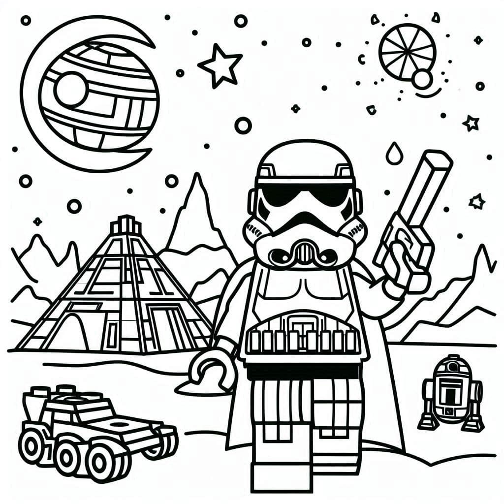 Coloriage Dessiner Lego Star Wars 1