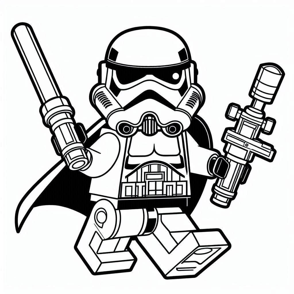 Coloriage Dessiner Lego Star Wars 4