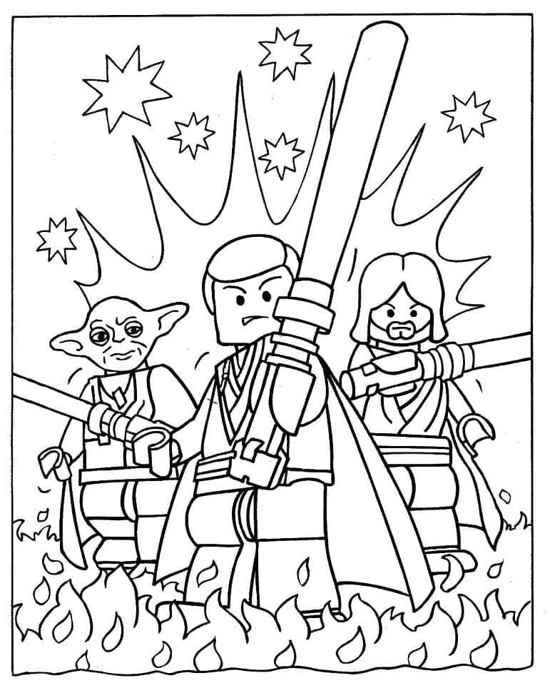 Coloriage Dessiner Lego Star Wars gratuitement