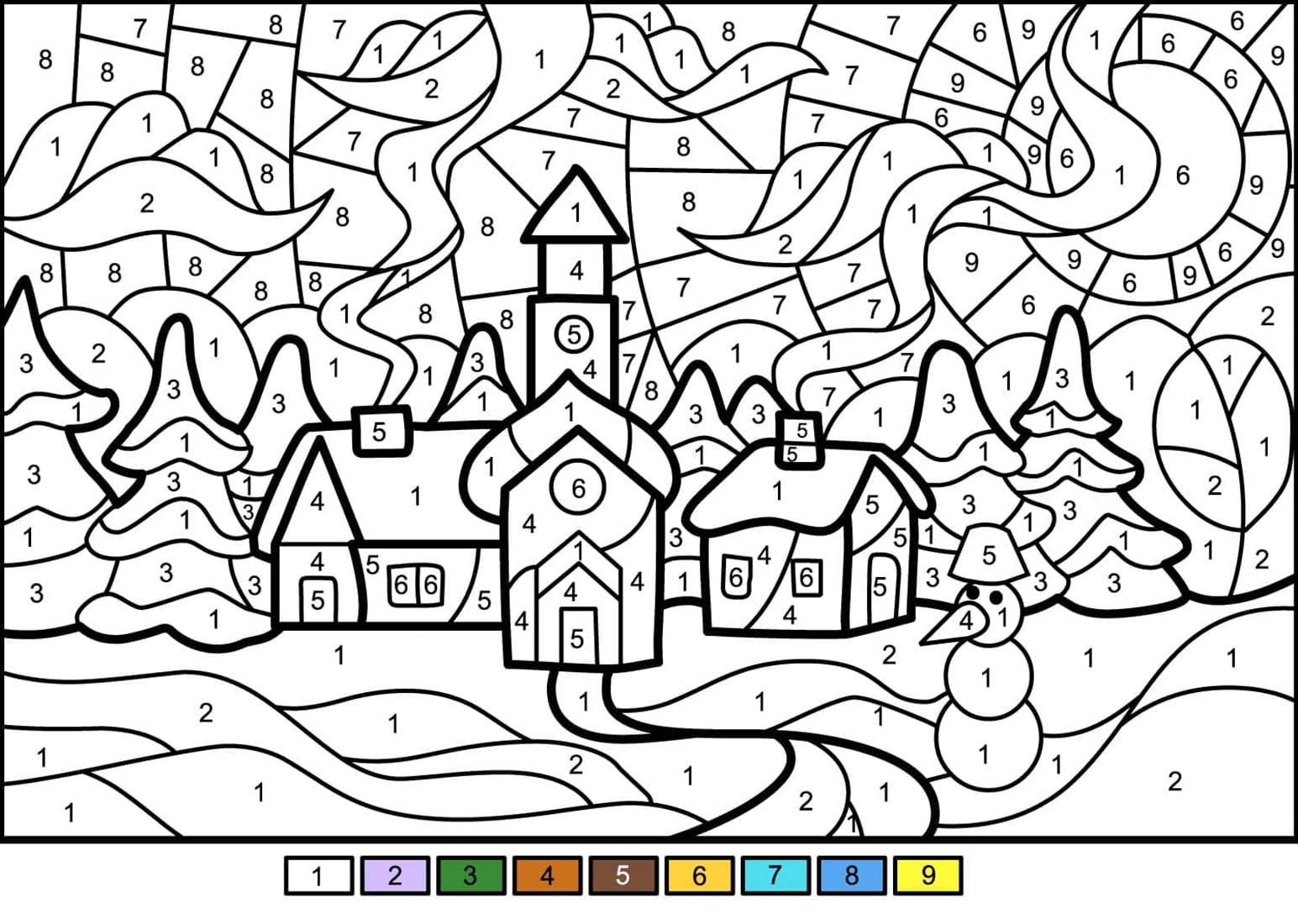 Coloriage Dessiner Magique Noël Pour Enfants