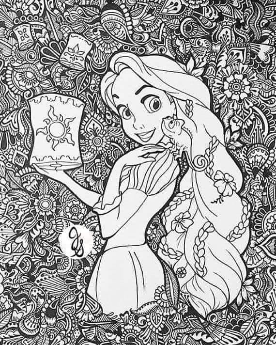 Coloriage Dessiner Mandala Disney 14