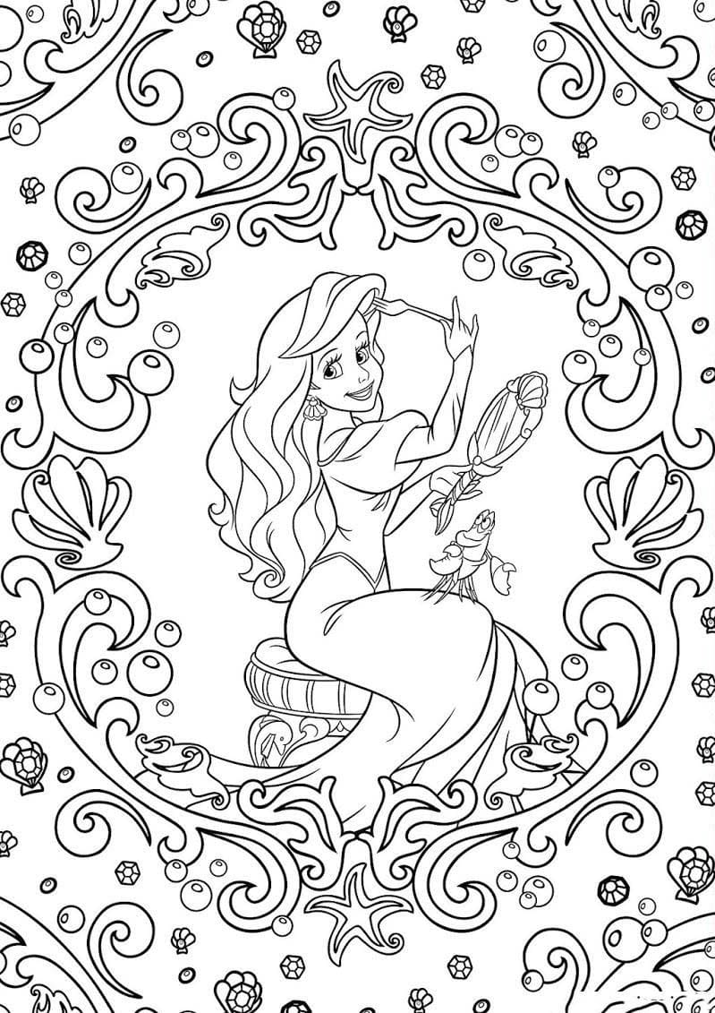 Coloriage Dessiner Mandala Disney 3