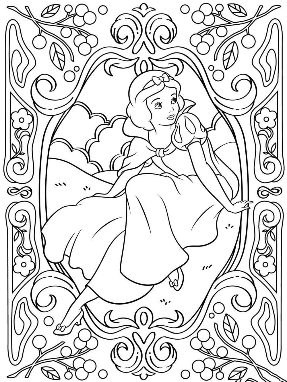 Coloriage Dessiner Mandala Disney 4