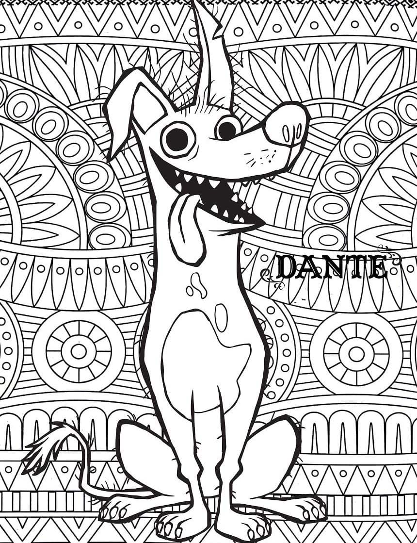 Coloriage Dessiner Mandala Disney 8 à imprimer