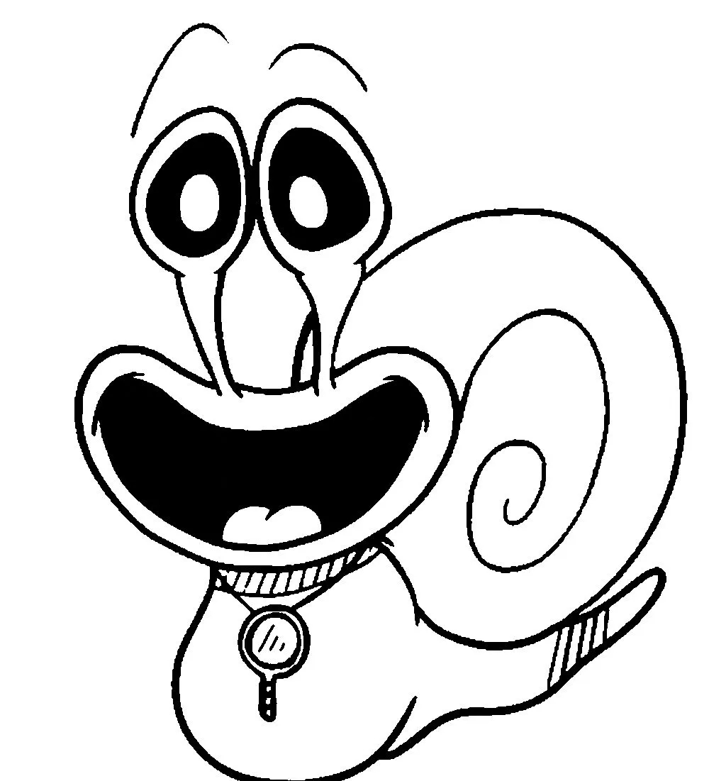 Coloriage Dessiner Smiling Critters escargot