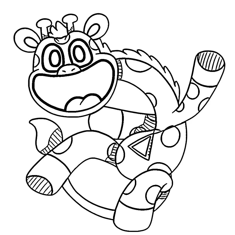 Coloriage Dessiner Smiling Critters simple