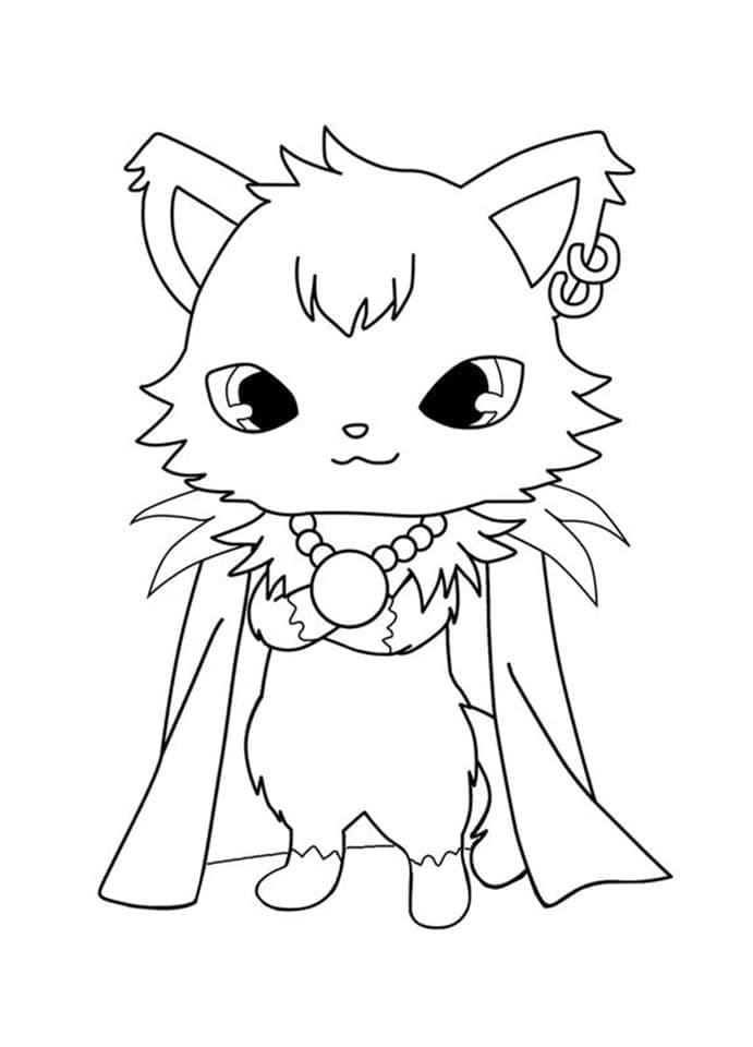 Coloriage Dessinez Dian de Jewelpet gratuitement