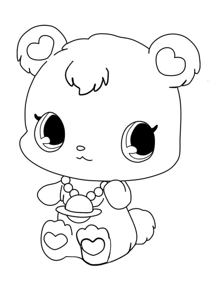 Coloriage Dessinez Labra de Jewelpet gratuitement