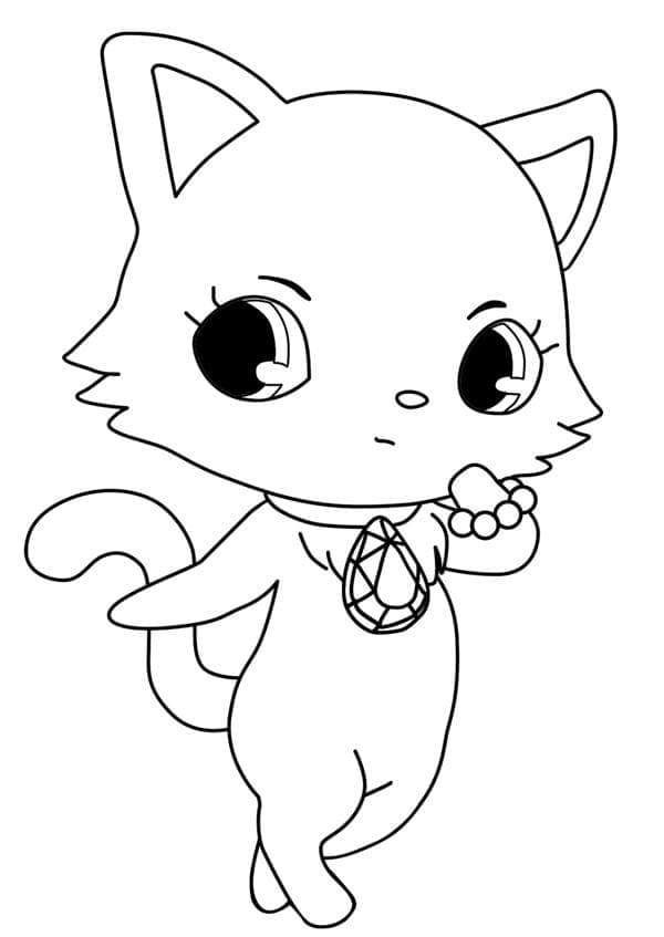 Coloriage Dessinez Lapis de Jewelpet