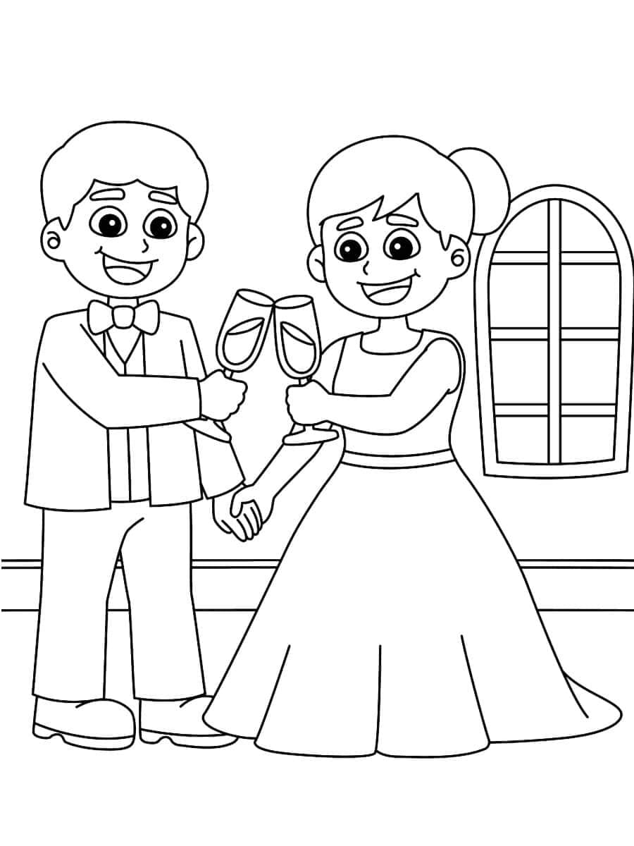 Coloriage Images Mariage