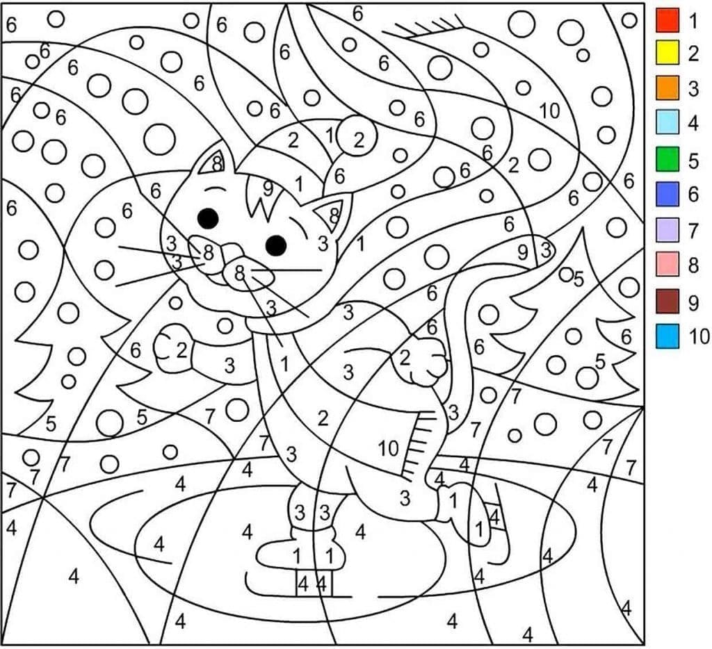 Coloriage Magique Noël 10