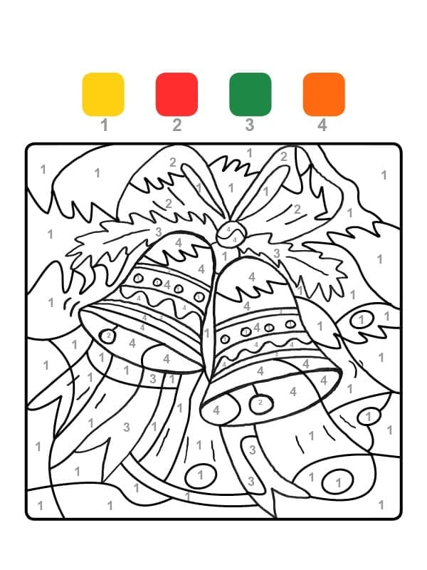 Coloriage Magique Noël 11