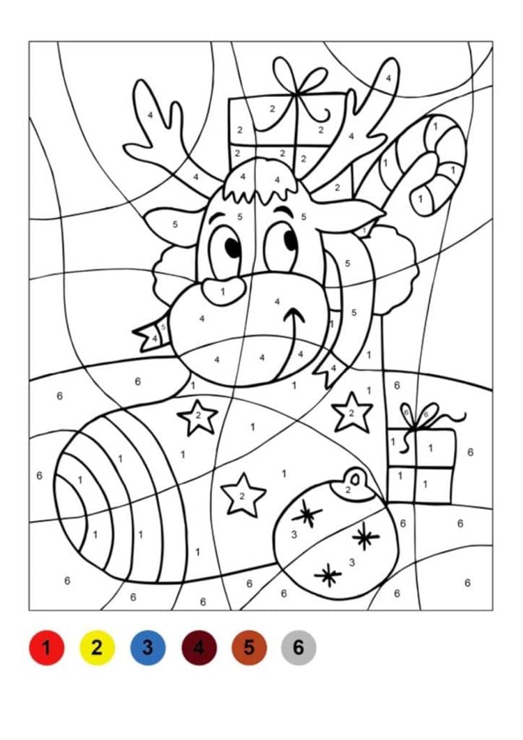 Coloriage Magique Noël chez les enfants