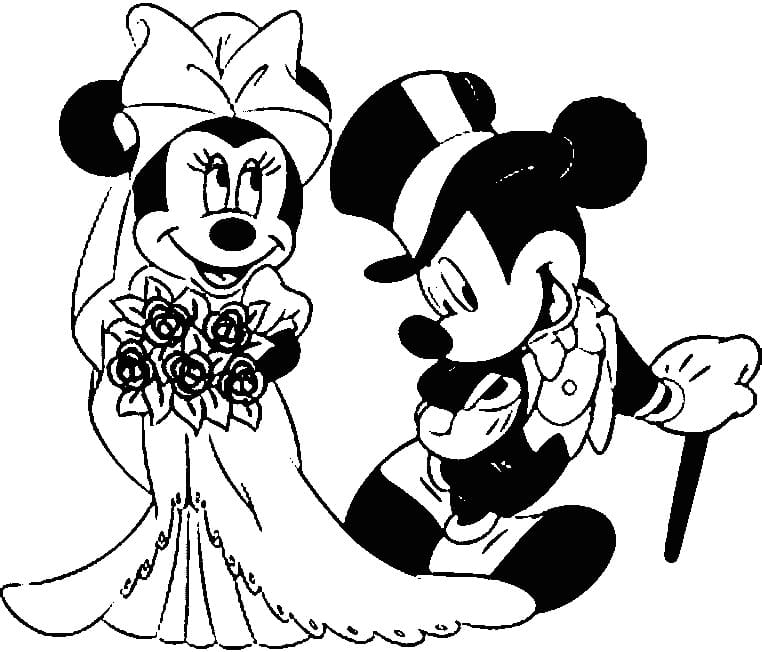 Coloriage Mariage 11