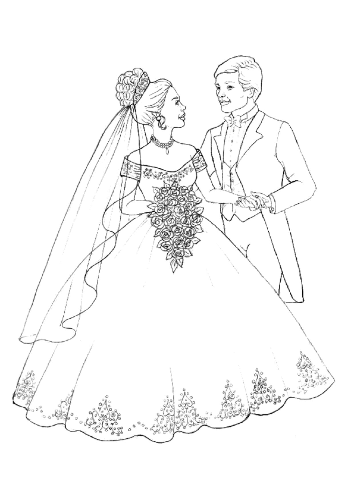 Coloriage Mariage 2