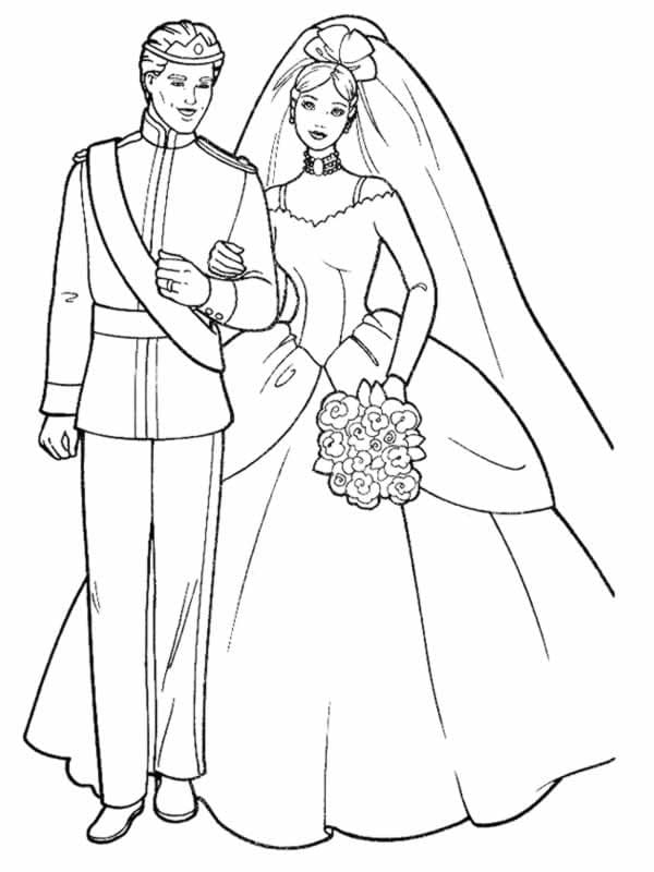 Coloriage Mariage 5