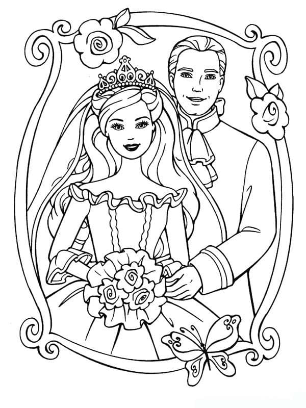 Coloriage Mariage 7