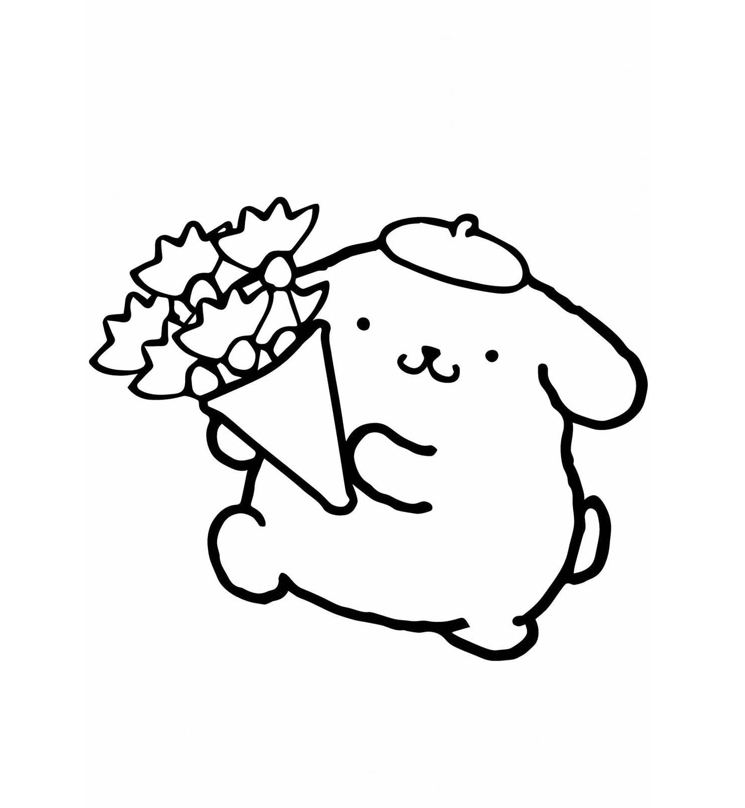 Coloriage Dessine Pompompurin 10