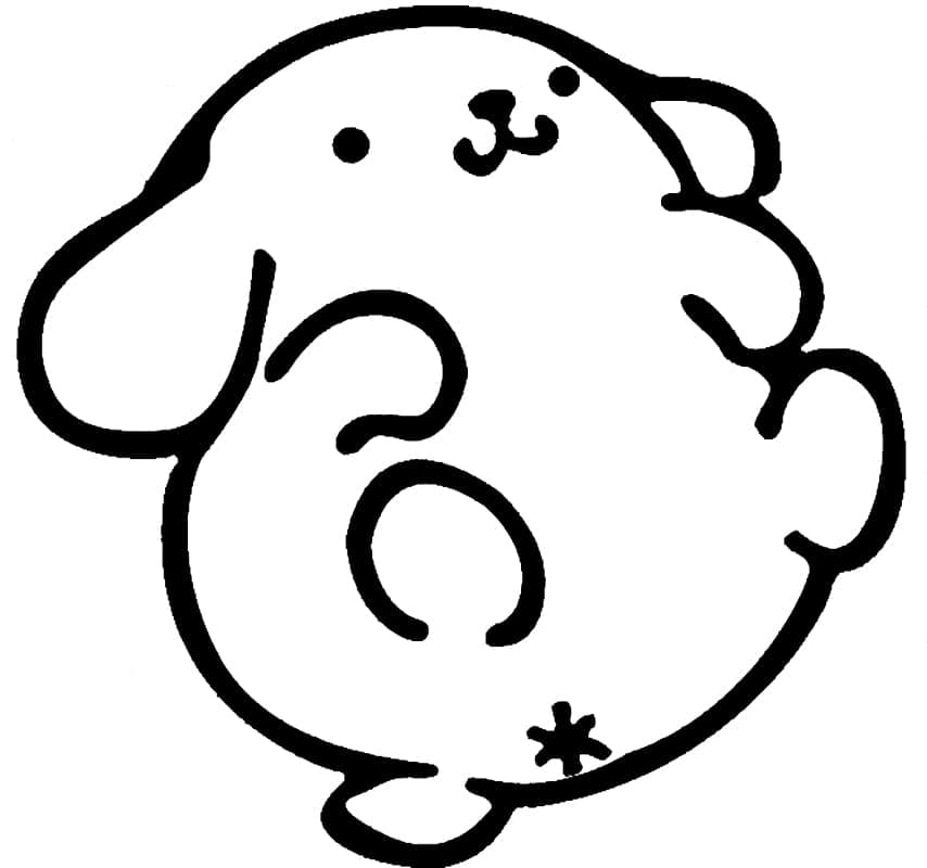 Coloriage Dessine Pompompurin 6