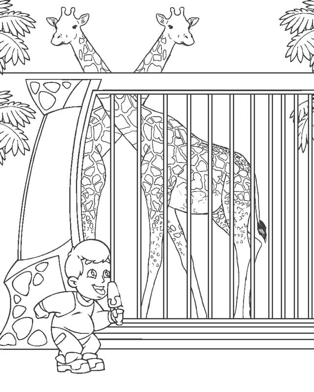 Coloriage Le Zoo