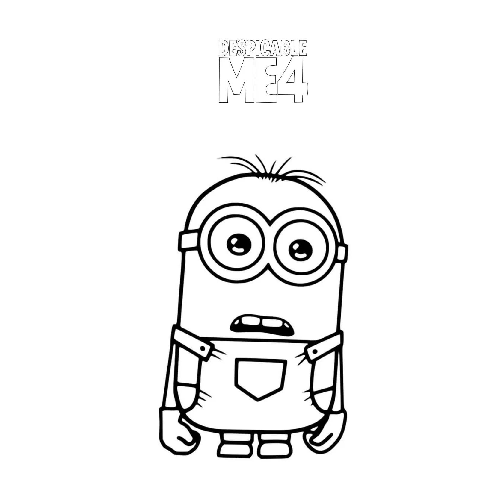 Coloriage Mega Minion à Moi Moche et Méchant 4