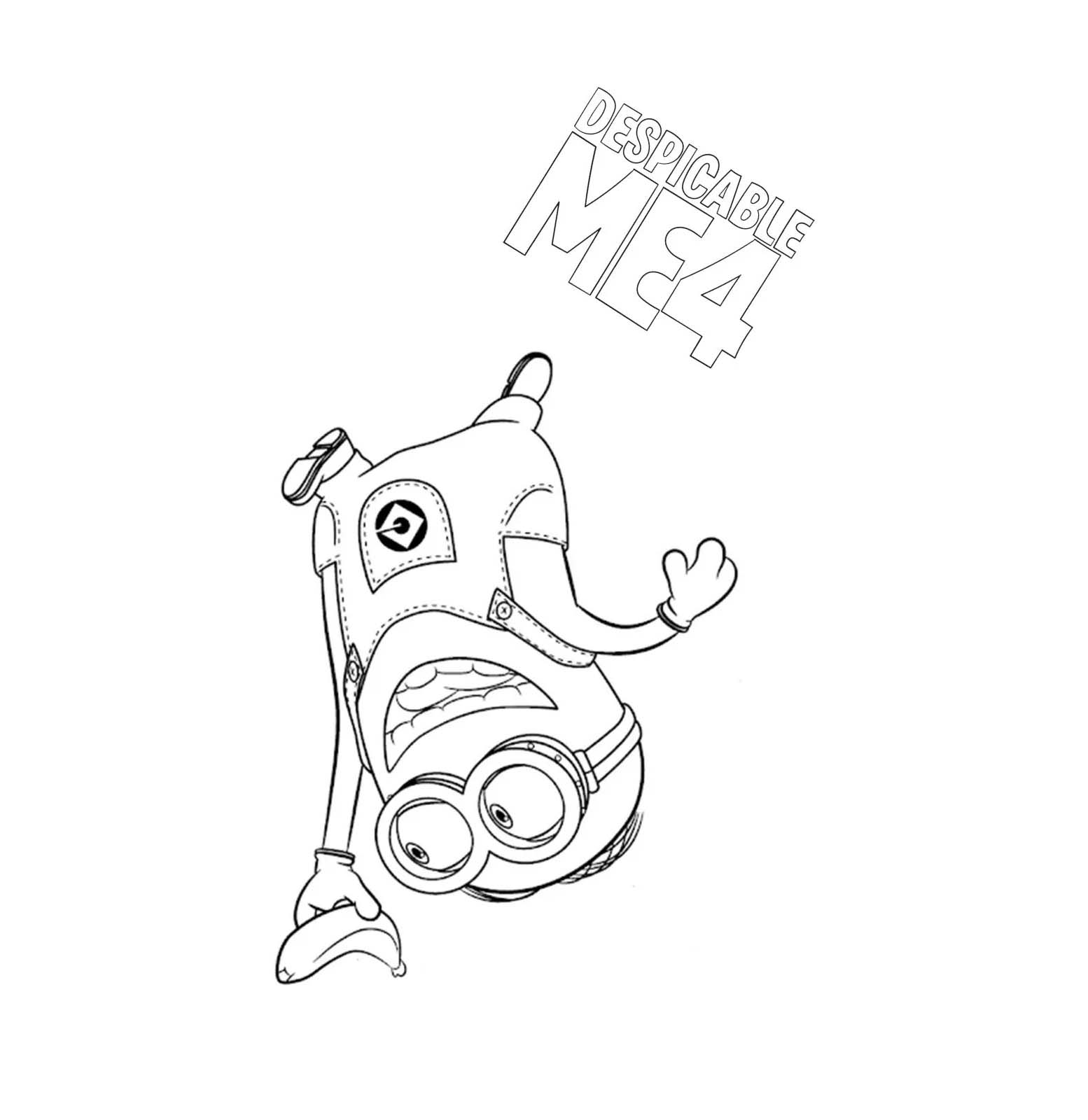 Coloriage Mega Minion de Moi Moche et Méchant 4