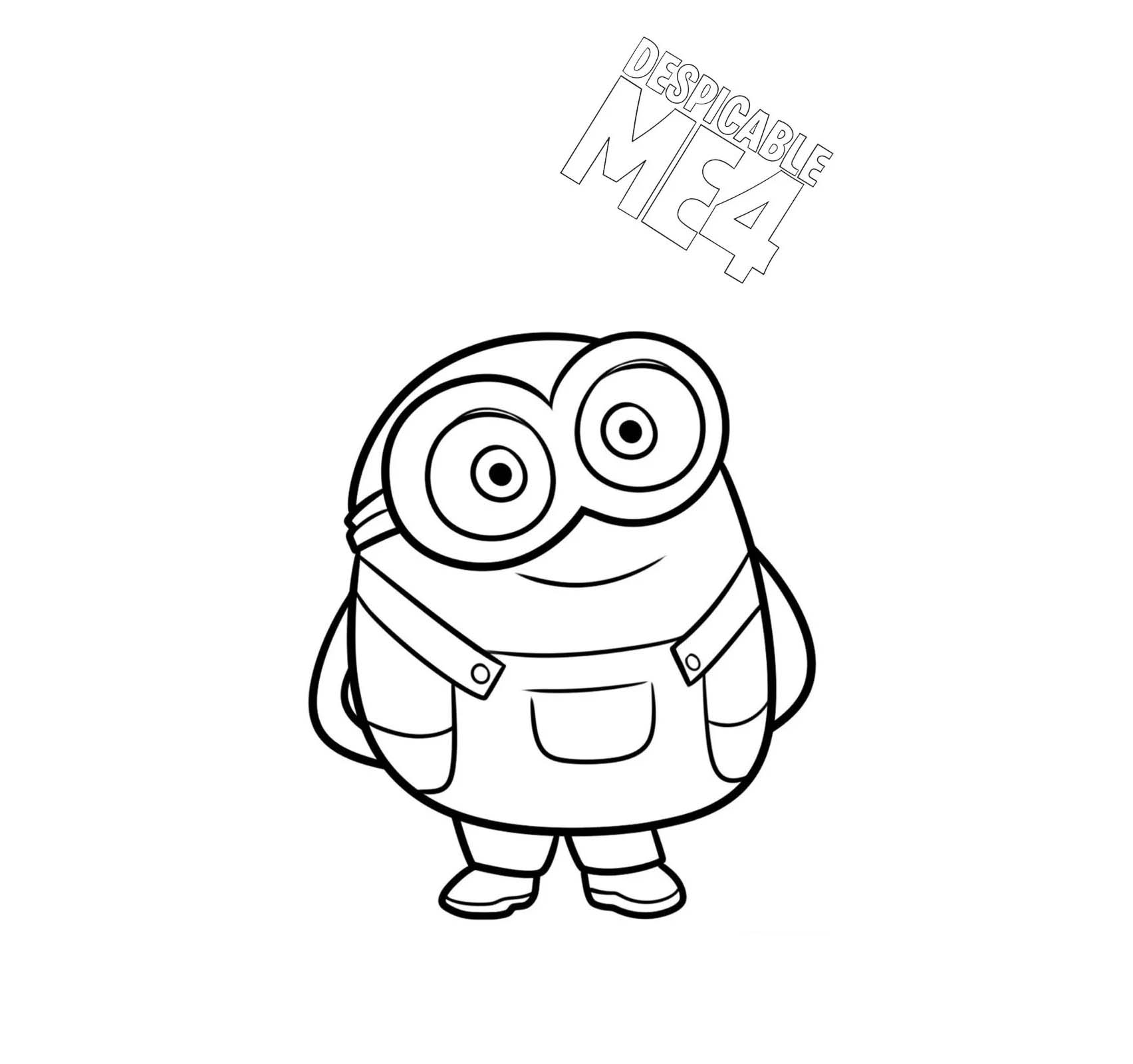 Coloriage Mega Minion dès Moi Moche et Méchant 4