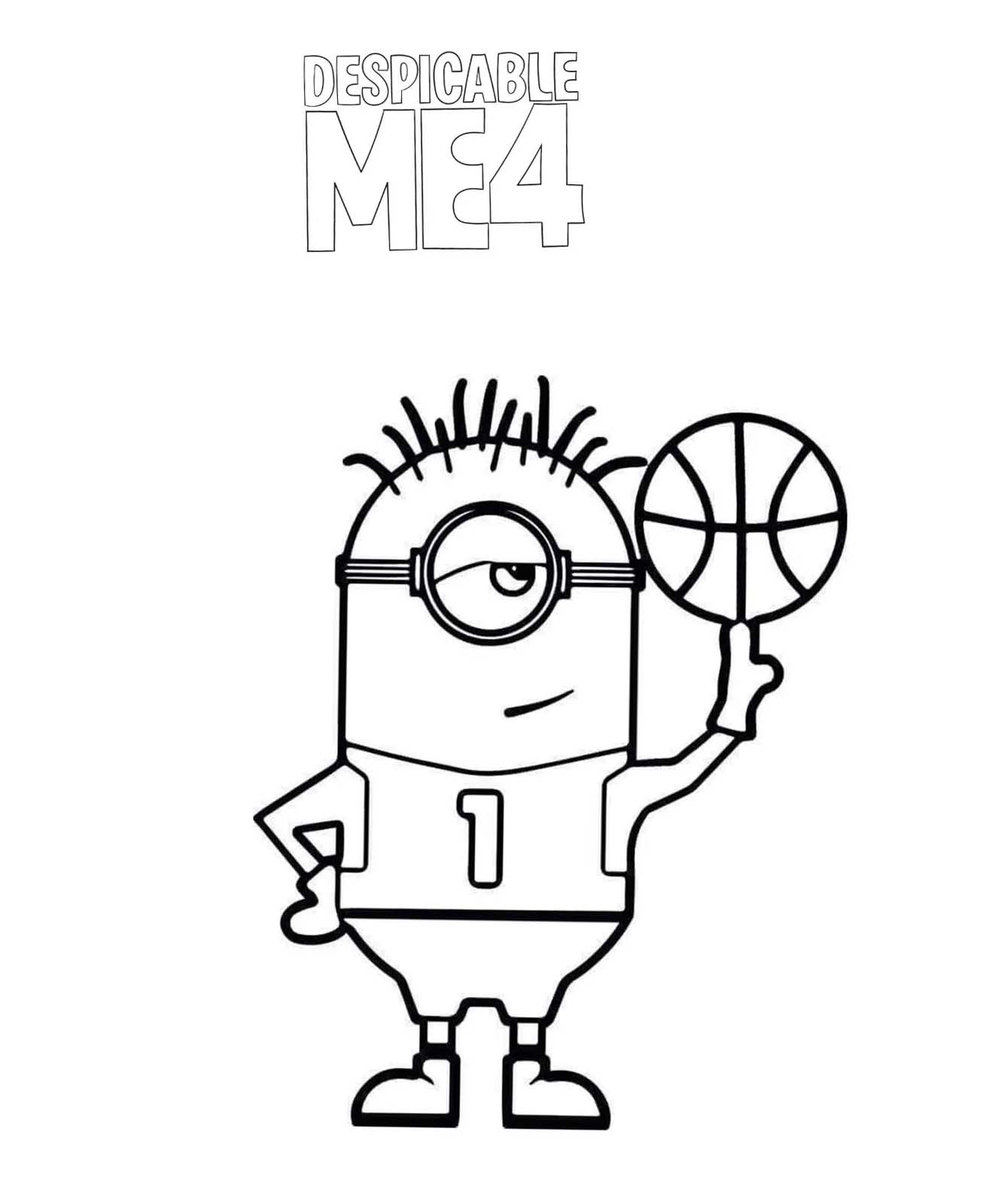 Coloriage Mega Minion ure Moi Moche et Méchant 4