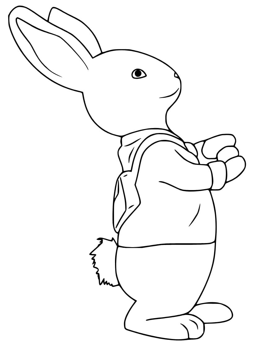 Coloriage Pierre Lapin à imprimer