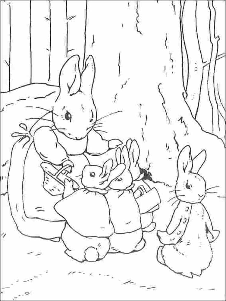 Coloriage Pierre Lapin libre