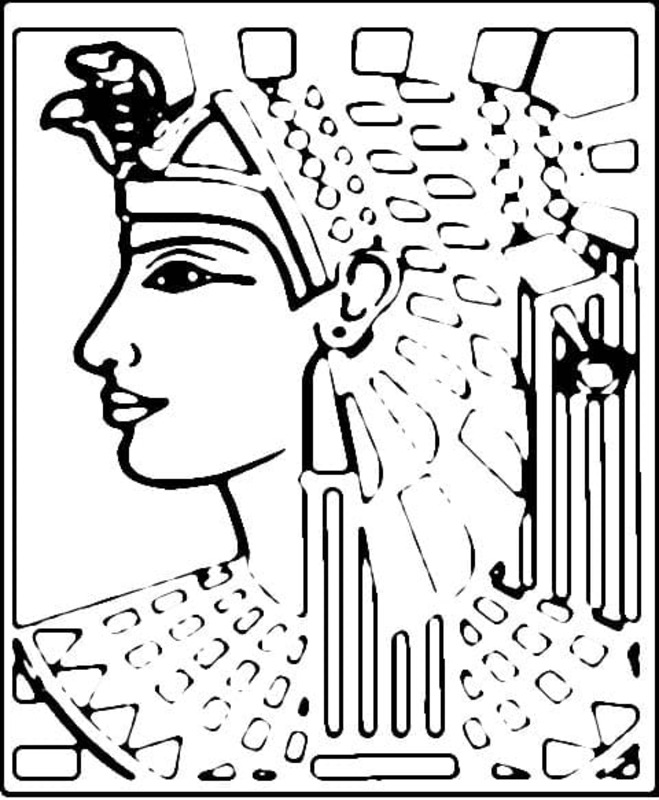 Coloriage Cléopâtre de l'Égypte Ancienne