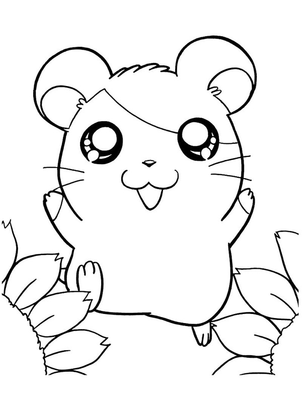 Coloriage Dessin gratuit Hamtaro drôle