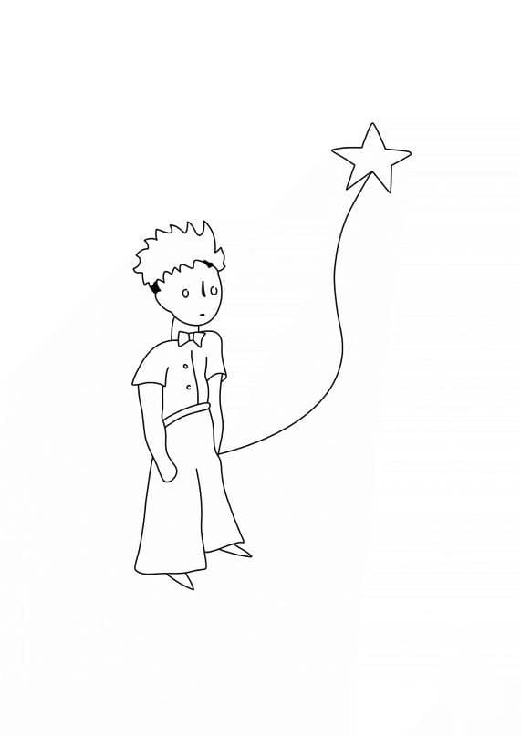 Coloriage Dessin Le Petit Prince 1