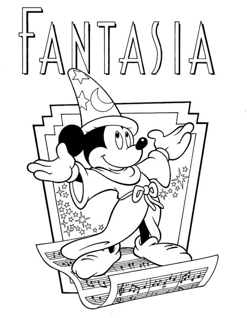 Coloriage Dessin Mickey image