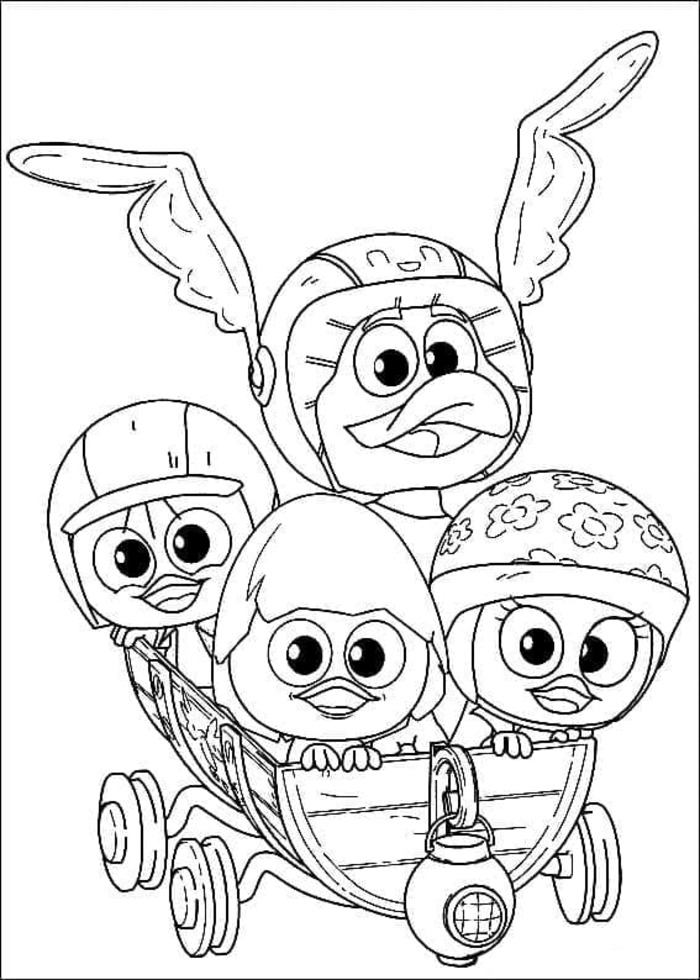 Coloriage Dessine Calimero et ses amis