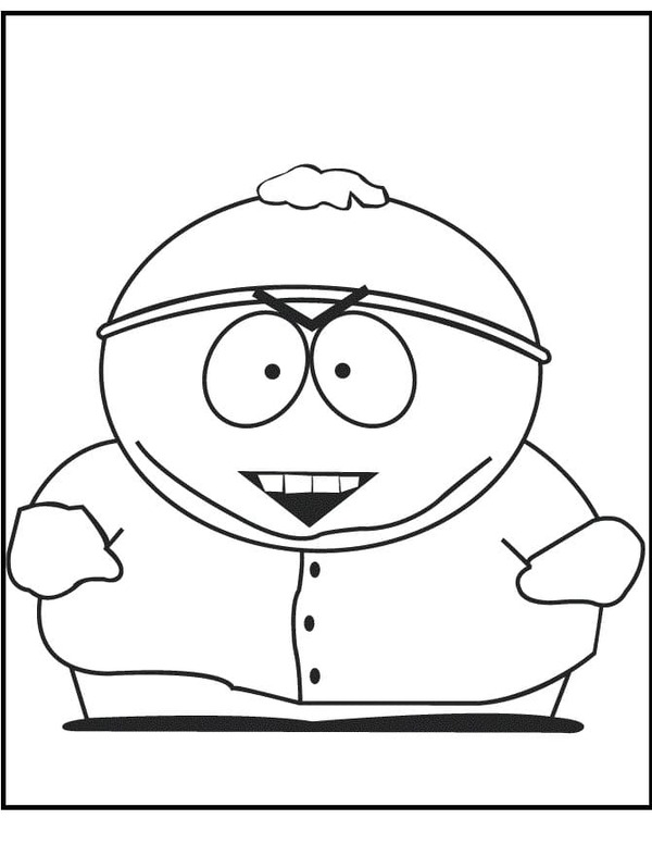 Coloriage Dessine Eric Cartman