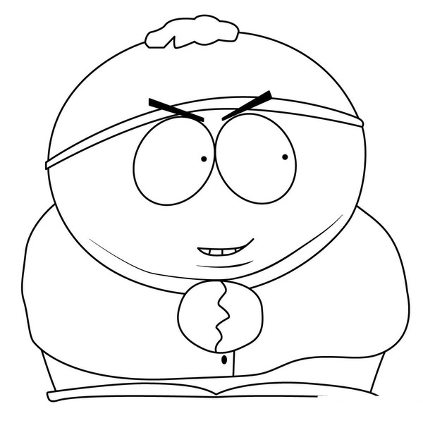 Coloriage Dessine Eric Cartman dans South Park