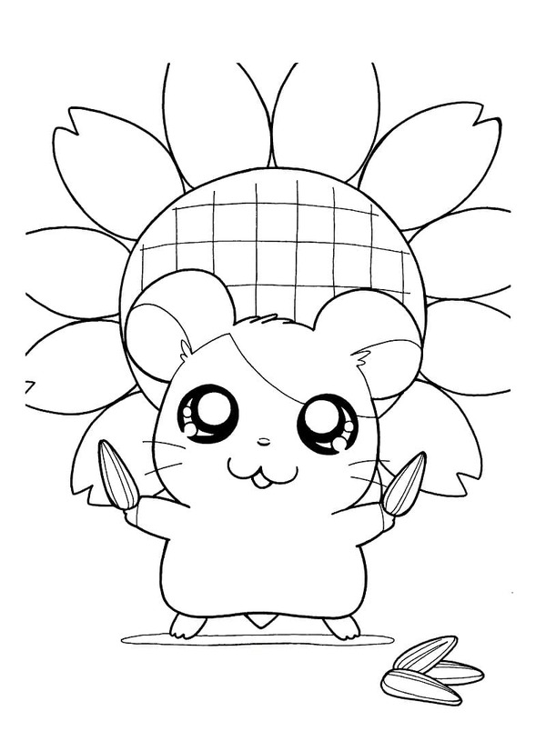 Coloriage Dessine Hamtaro imprimable