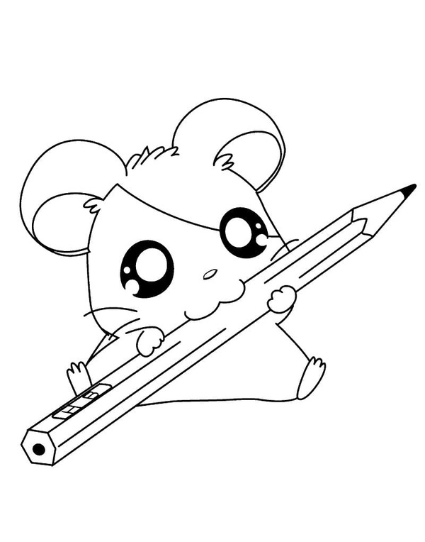 Coloriage Dessine Hamtaro imprimable gratis