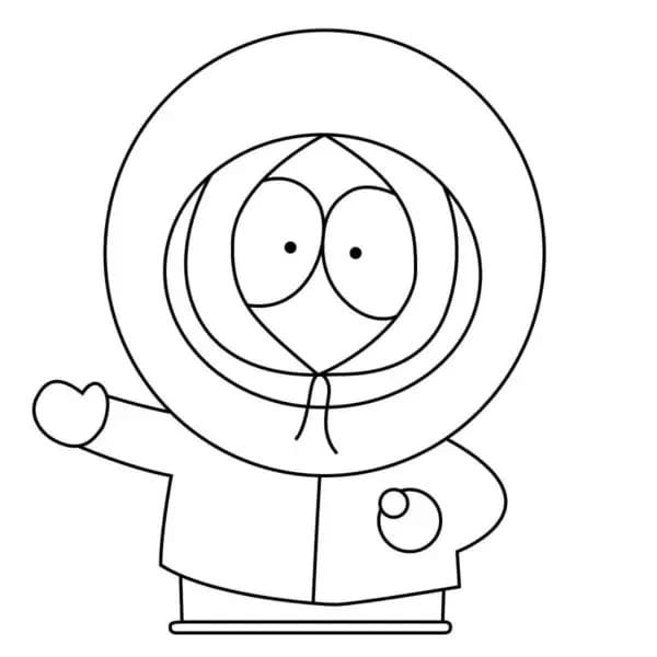 Coloriage Dessine Kenny McCormick