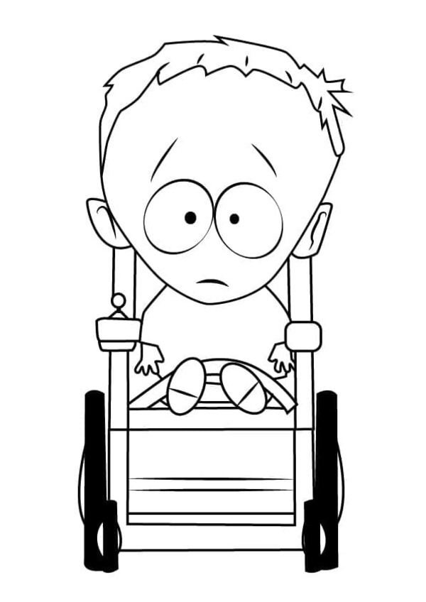 Coloriage Dessine Timmy Burch de South Park