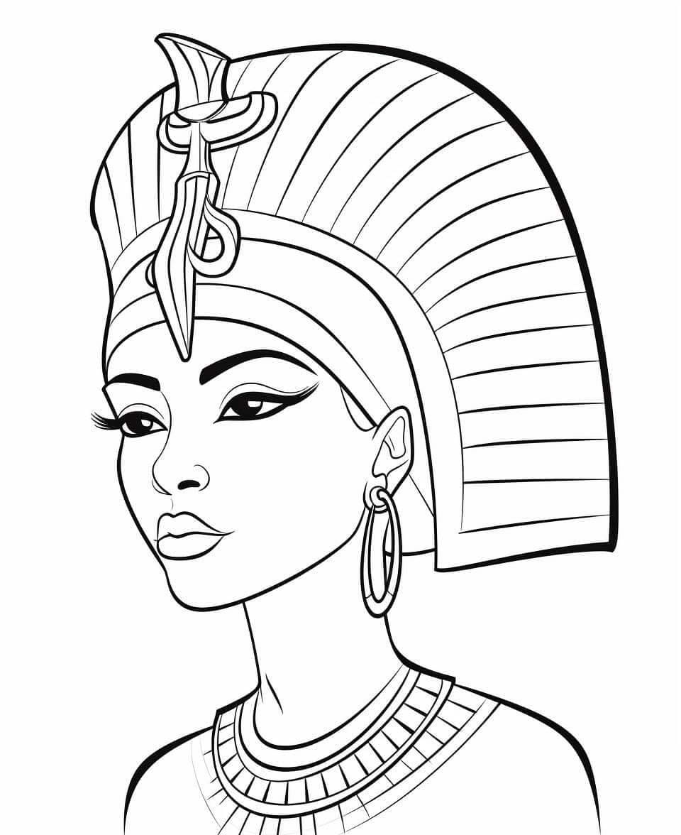 Coloriage Dessiner Cleopatre 10