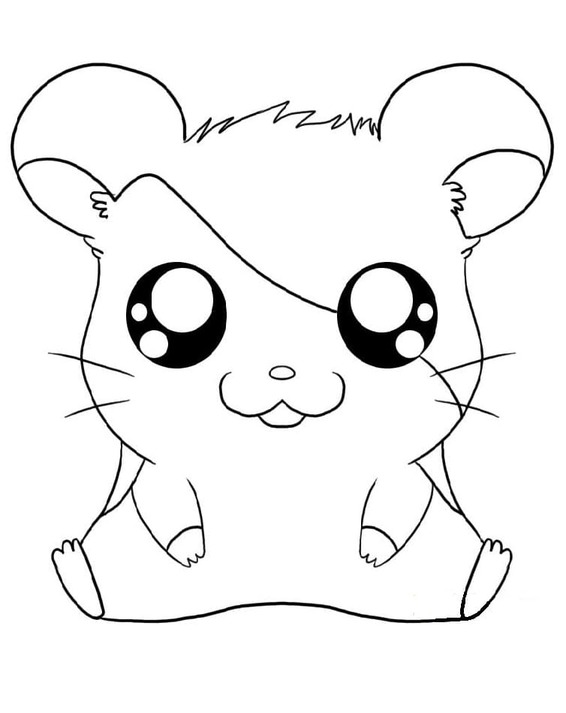 Coloriage Dessiner de Hamtaro 1